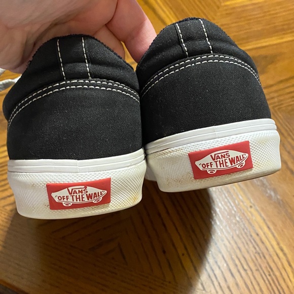 Vans Black and White Men’s Sneakers Sz 7.5 Vans Off the Wall - Picture 4 of 8